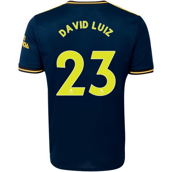 Camiseta Arsenal NO.23 David Luiz Replica Tercera Ropa 2019/20 Azul